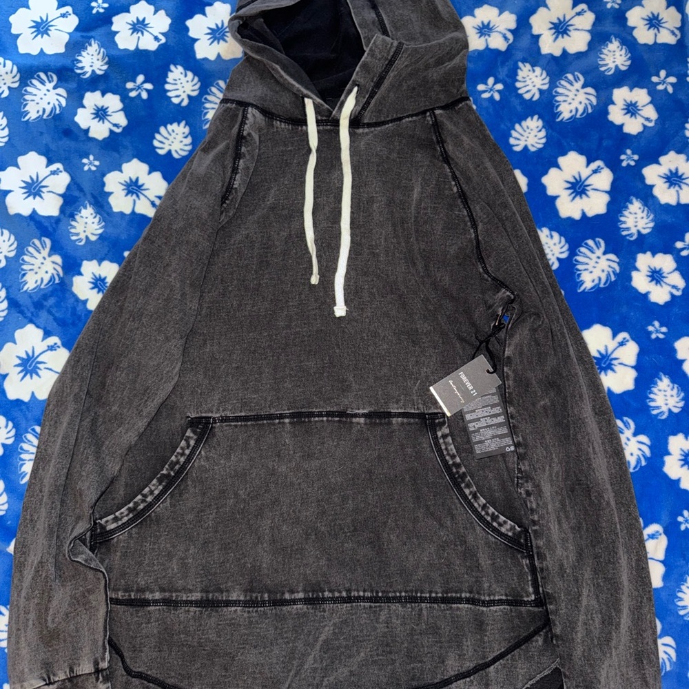Forever 21 Charcoal Gray Hoodie